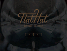 Tablet Screenshot of flathat.com